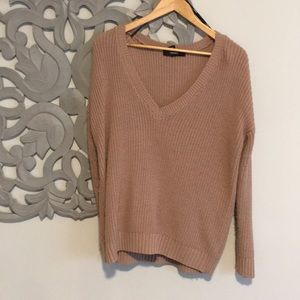 Cozy Forever 21 pink oversized sweater